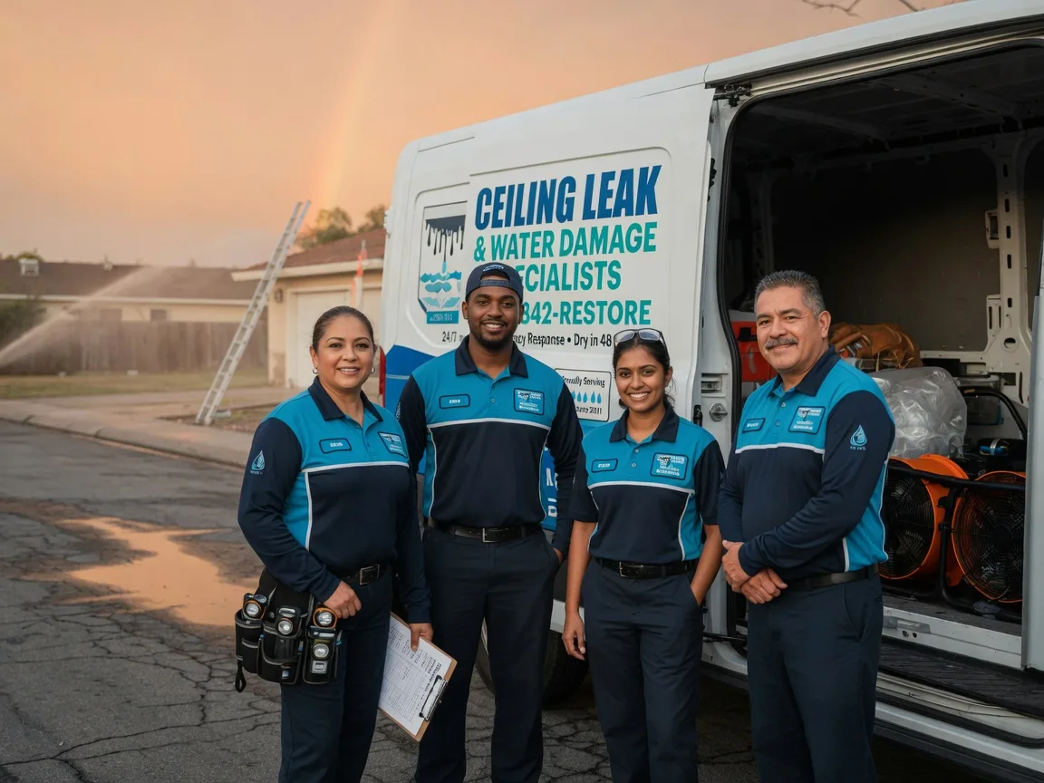 Ceiling Leak Cleanup company in Greentown, PA